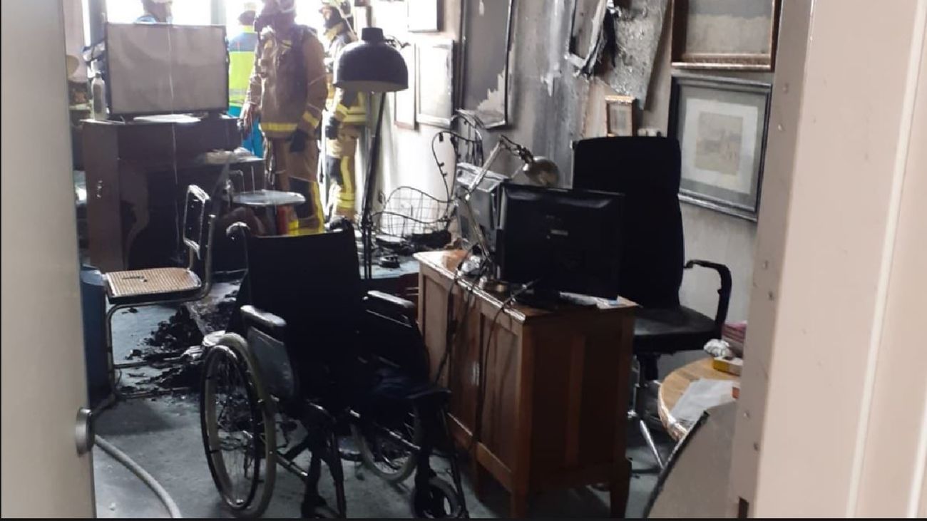 Incendio en Leganés