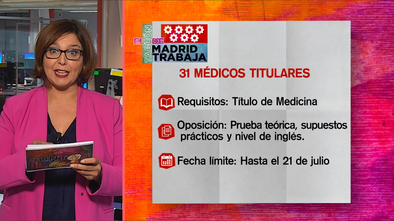 Se buscan médicos, socorristas y puestos de atención al cliente