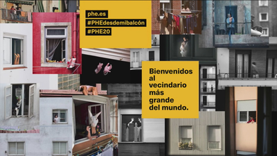 Las fotos de los madrileños durante el confinamiento se pueden ver en las verjas del Retiro