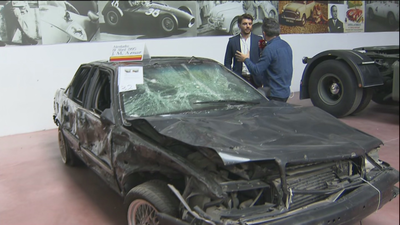 Sale a subasta el coche blindado en el que Aznar salvó la vida tras sufrir el atentado de ETA