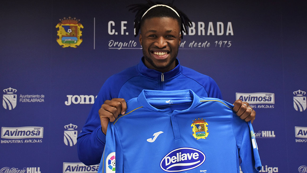 Sekou Gassama, delantero del Fuenlabrada: "el objetivo deber ser la permanencia"