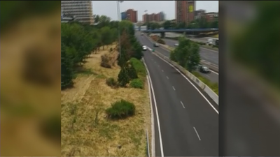 Los vecinos de Ciudad Lineal piden una valla con la M-30 que evite posibles accidentes