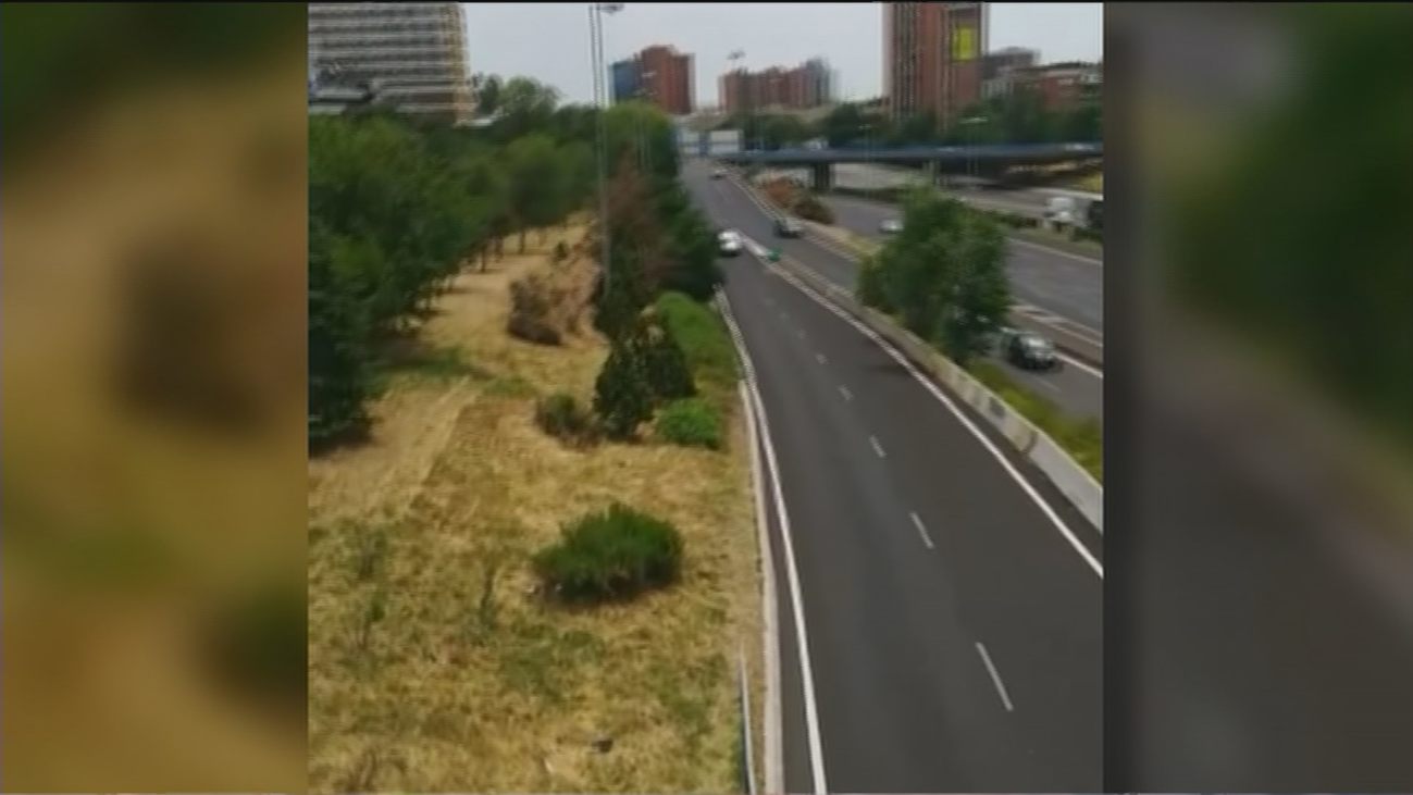 Los vecinos de Ciudad Lineal piden una valla con la M-30 que evite posibles accidentes