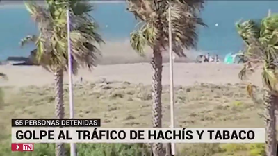 65 detenidos en una operación contra el tráfico de tabaco en el campo de Gibraltar