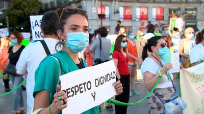 El personal sanitario se manifiesta por una sanidad de calidad, gratuita y universal