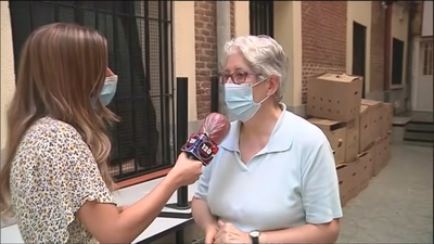 'Riders' en las colas del hambre de Madrid