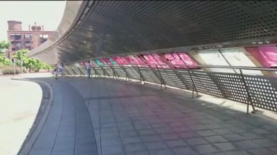 Quejas por la suciedad y el mal estado del Puente de Ventas, lleno de graffitis