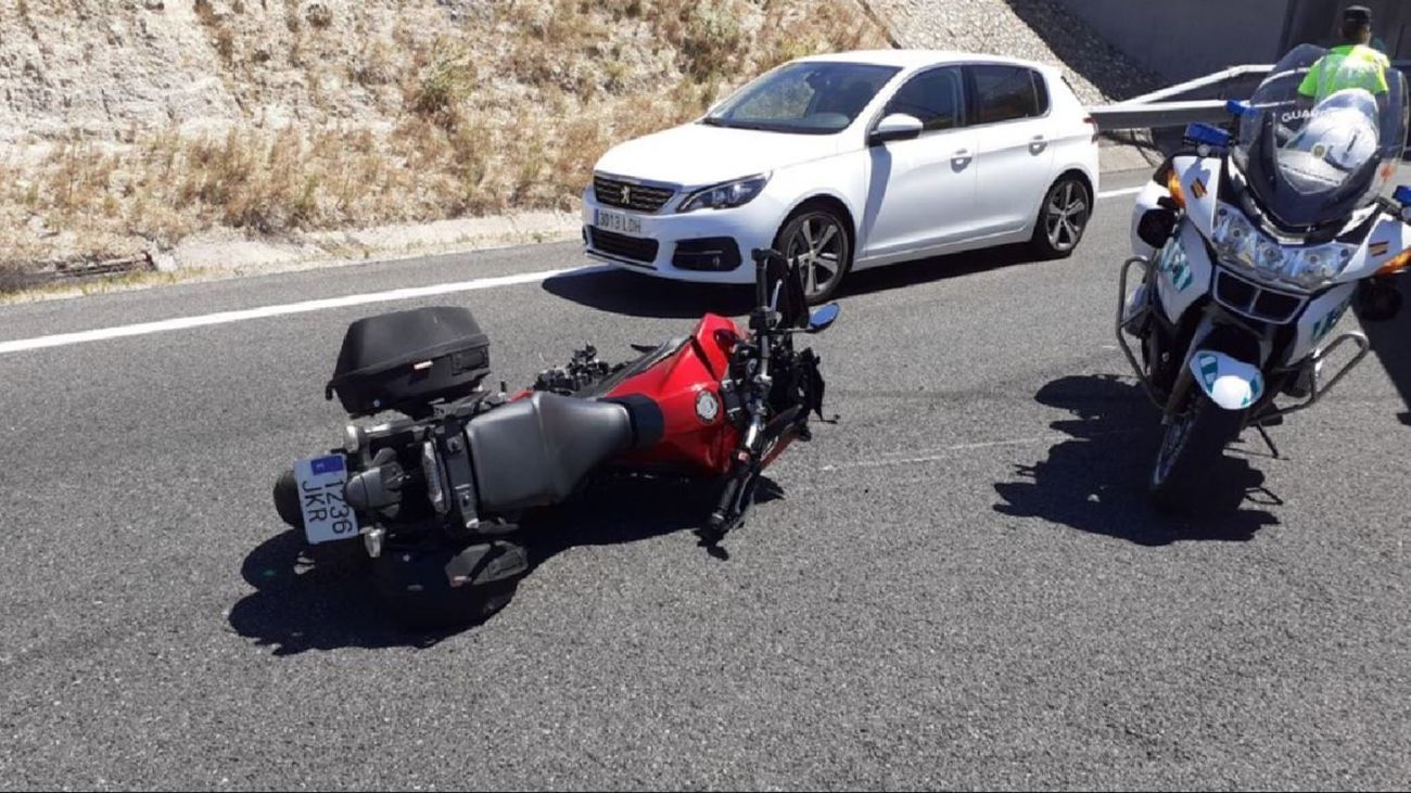 Accidente de Moto en la M-501