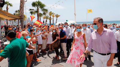 Los Reyes de España visitan Benidorm y Valencia