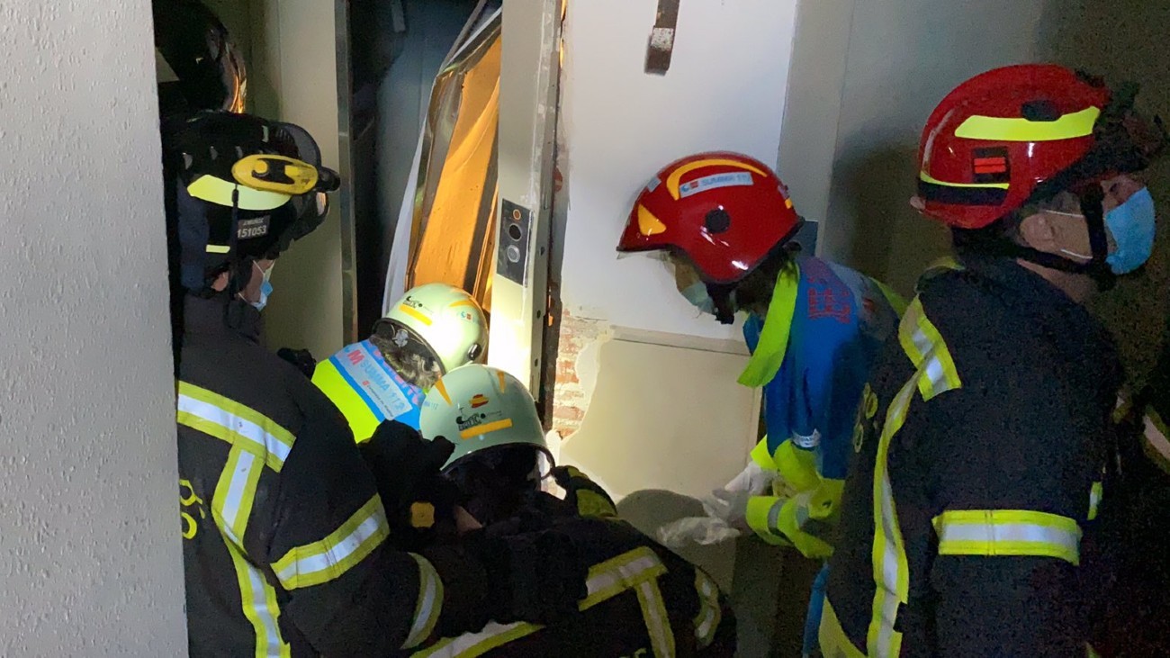 Accidente laboral en Carabanchel