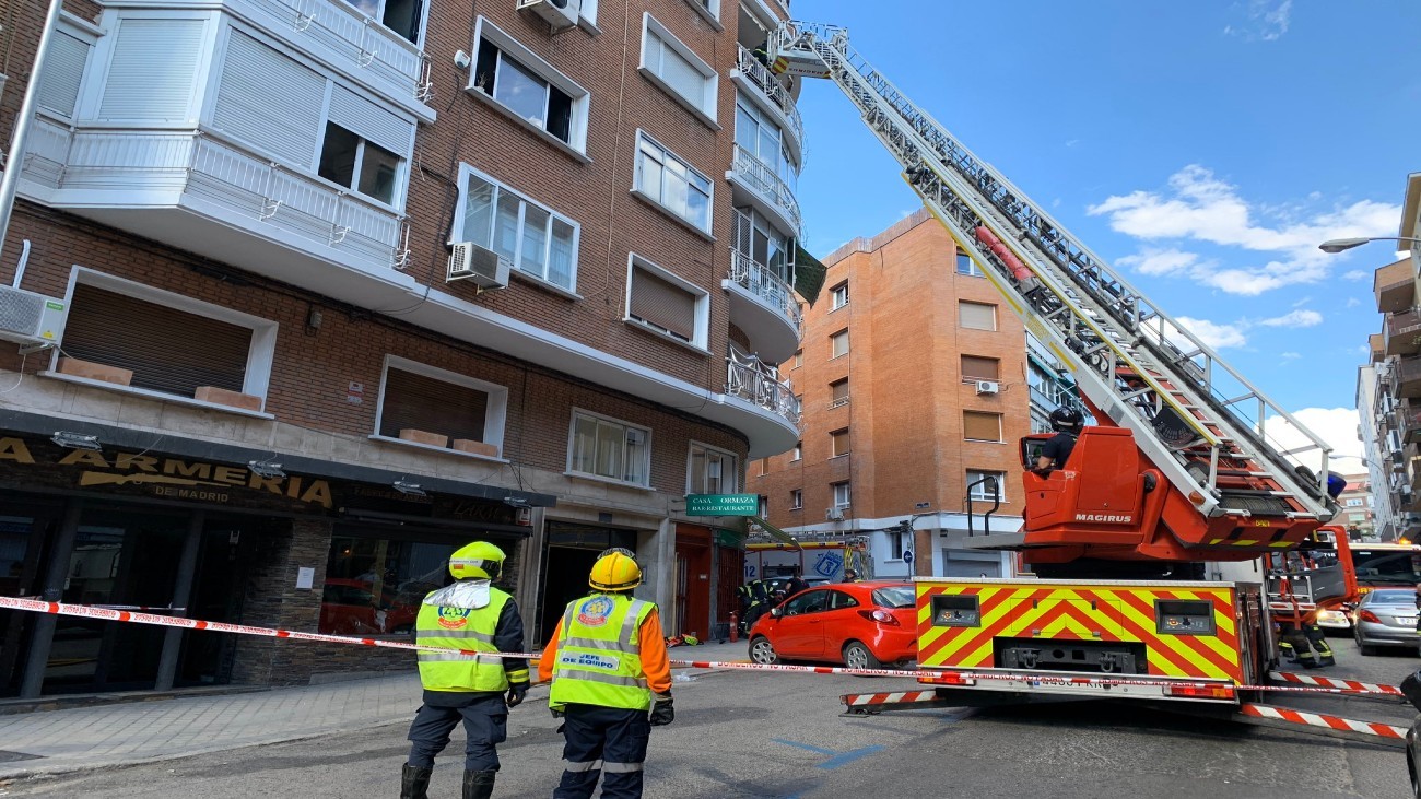 Incendio en Chamartín