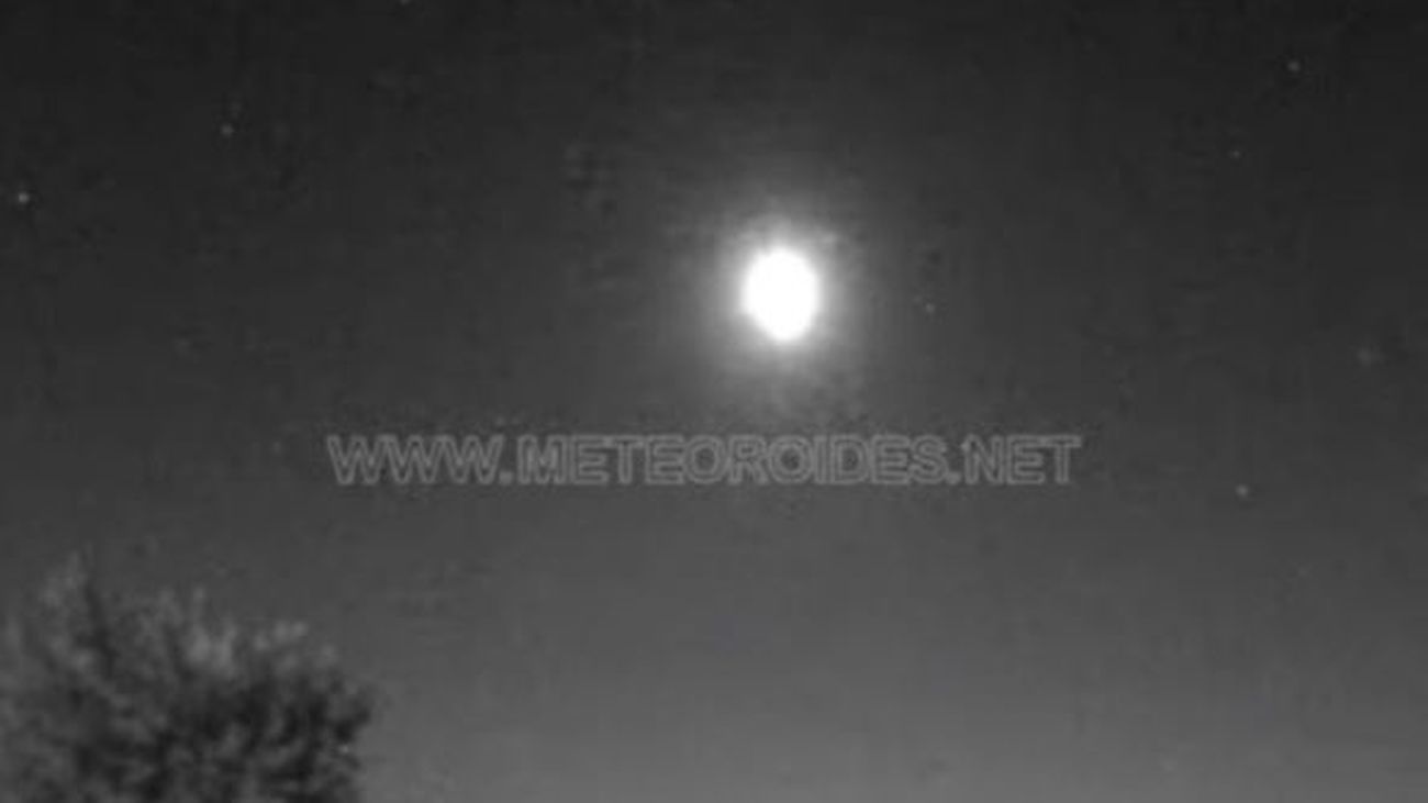 Una bola de fuego visible en Madrid, provocada por una roca procedente de un asteroide