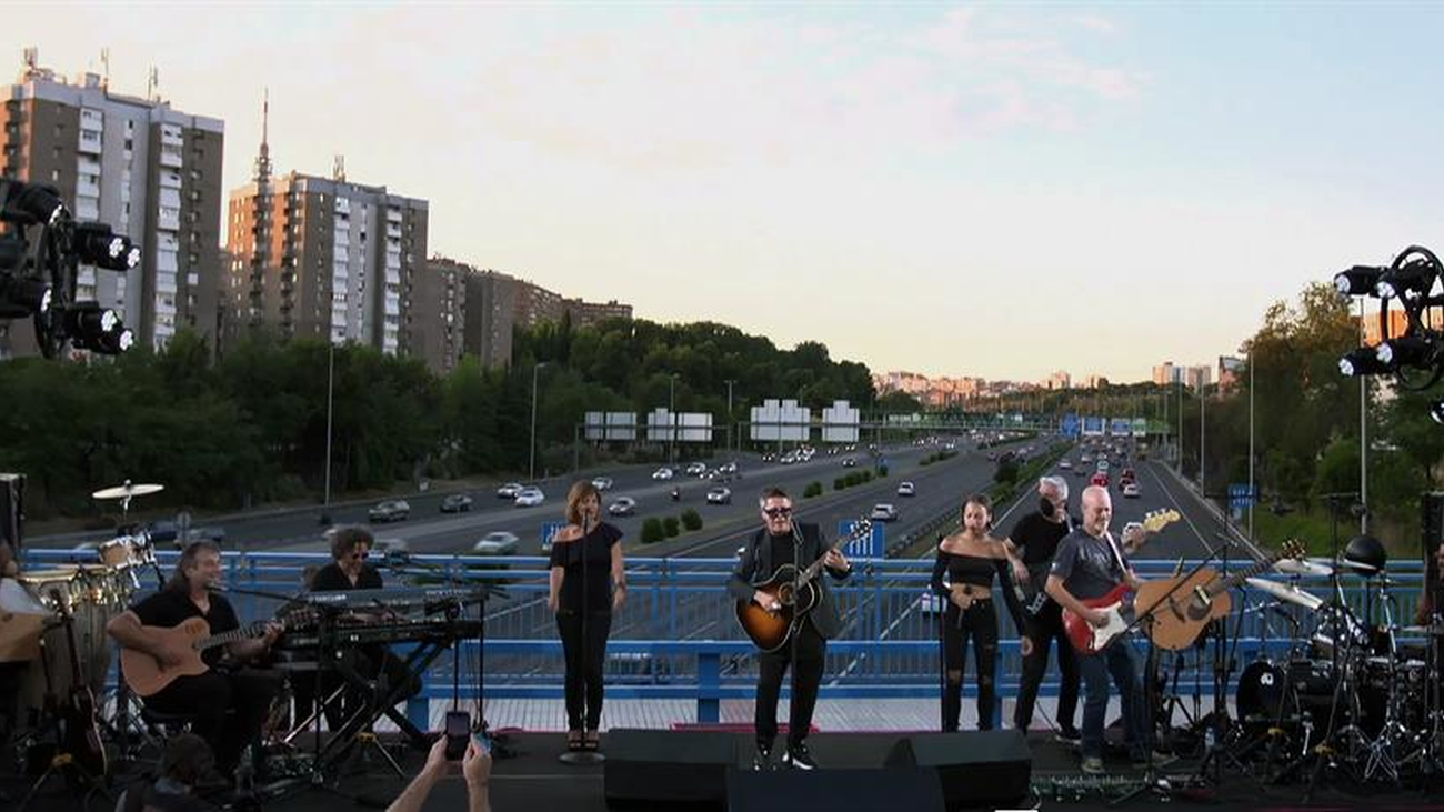 El puente de Alejandro Sanz en Madrid