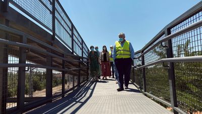 Pozuelo finaliza las obras de reparación de la pasarela en el Paseo de la Concepción