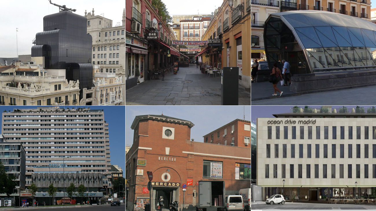 Varios ejemplos arquitectónicos de Madrid que generan controversia