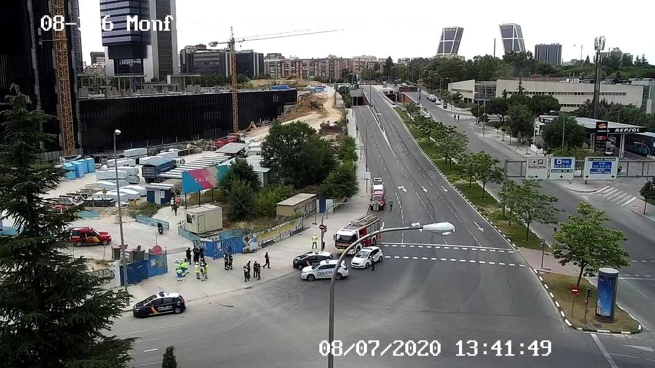 Desalojo de la torre Caleido