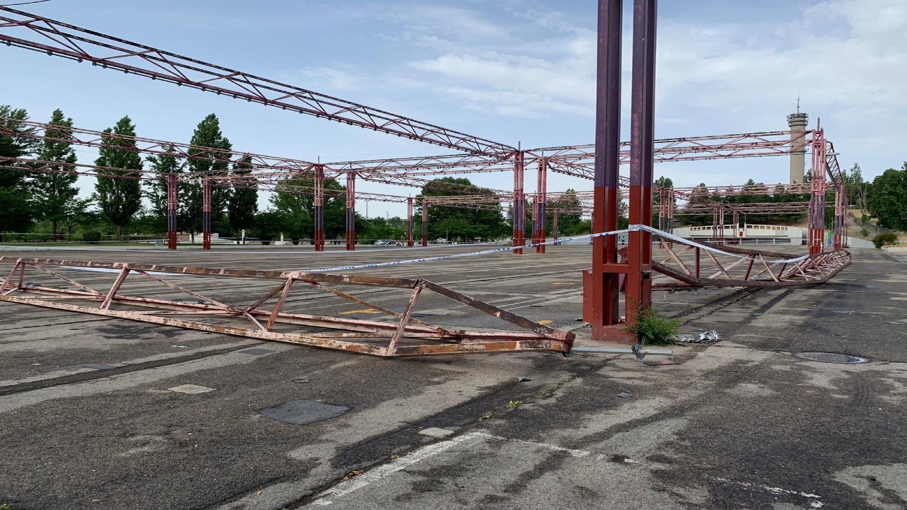 Estructura del recinto ferial de Tres Cantos