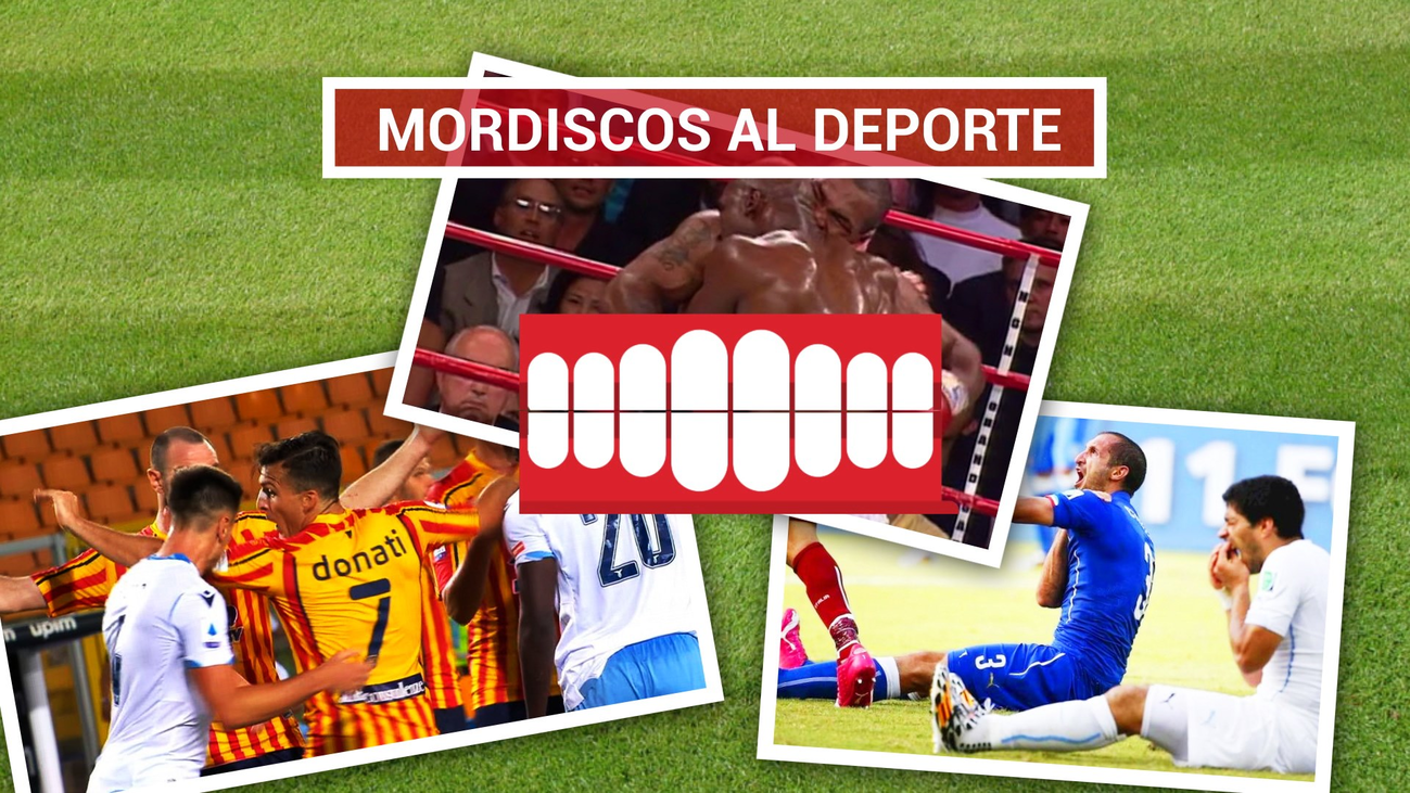 El mordisco que Patric, del Lazio, dio a un rival y otras famosas mordeduras