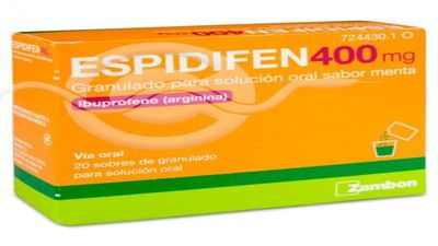 Sanidad retira un lote de Espidifen 400 por la posible presencia de un elemento metálico
