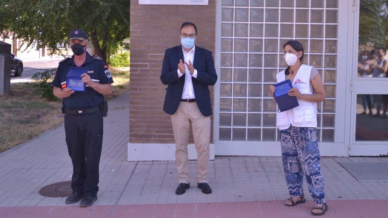 Homenaje a Médicos sin Fronteras en Leganés