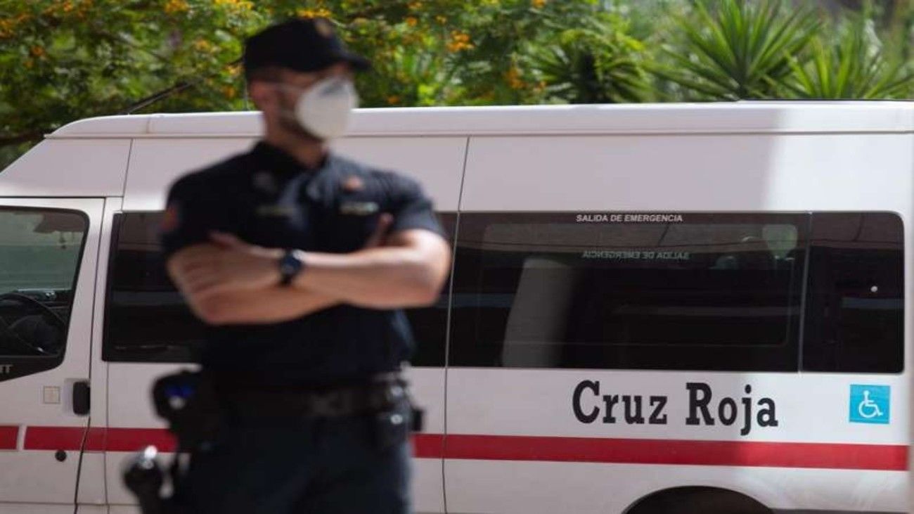 El  asentamiento de Albacete afectado por un brote de Covid-19  refuerza la presencia policial