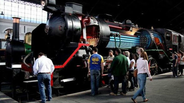 Máquinas de vapor y maquetas de modelismo, principales atracciones del Museo del Ferrocarril en el Día del Tren