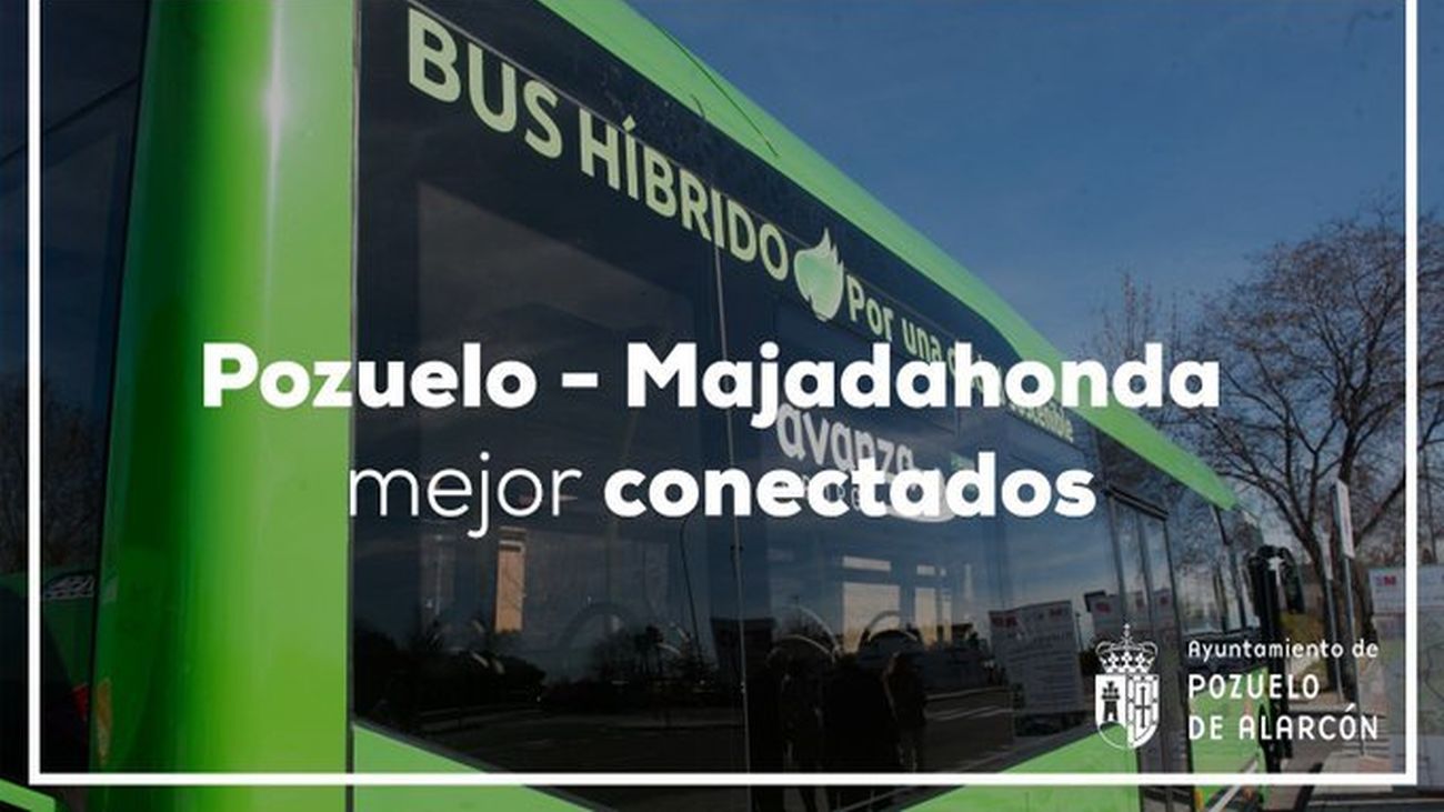 La línea  650 une Pozuelo y  Majadahonda