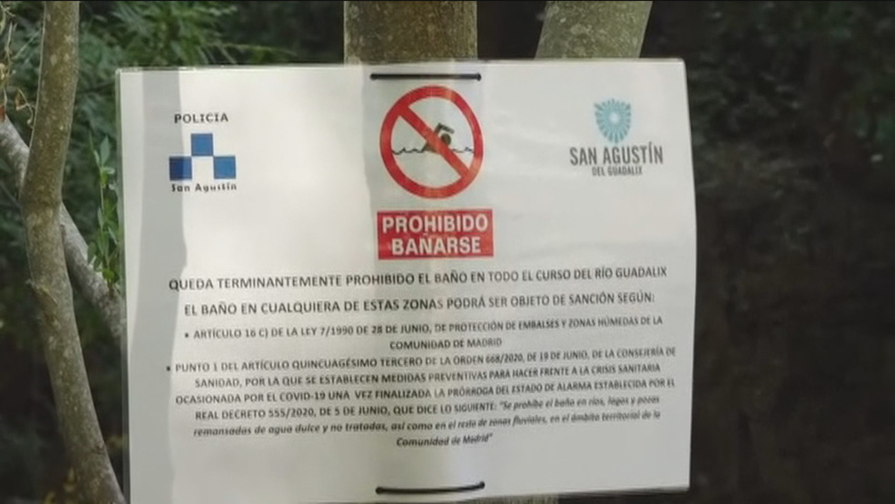 Baños y estancias prohibidas en San Agustín de Guadalix