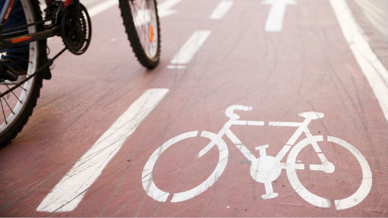 Carril bici en Madrid