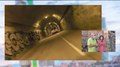 Un 'tunel del terror' en Las Tablas: Los coches invaden el ciclocarril poniendo en peligro a peatones y ciclistas