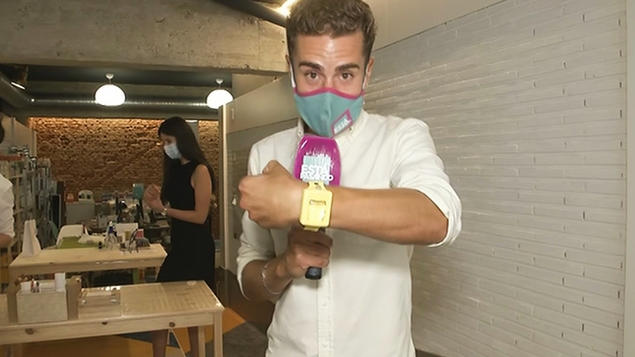 Así es la primera pulsera de gel hidroalcohólico