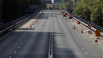 "Paciencia" entre vecinos y conductores por el cierre del puente de Joaquín Costa