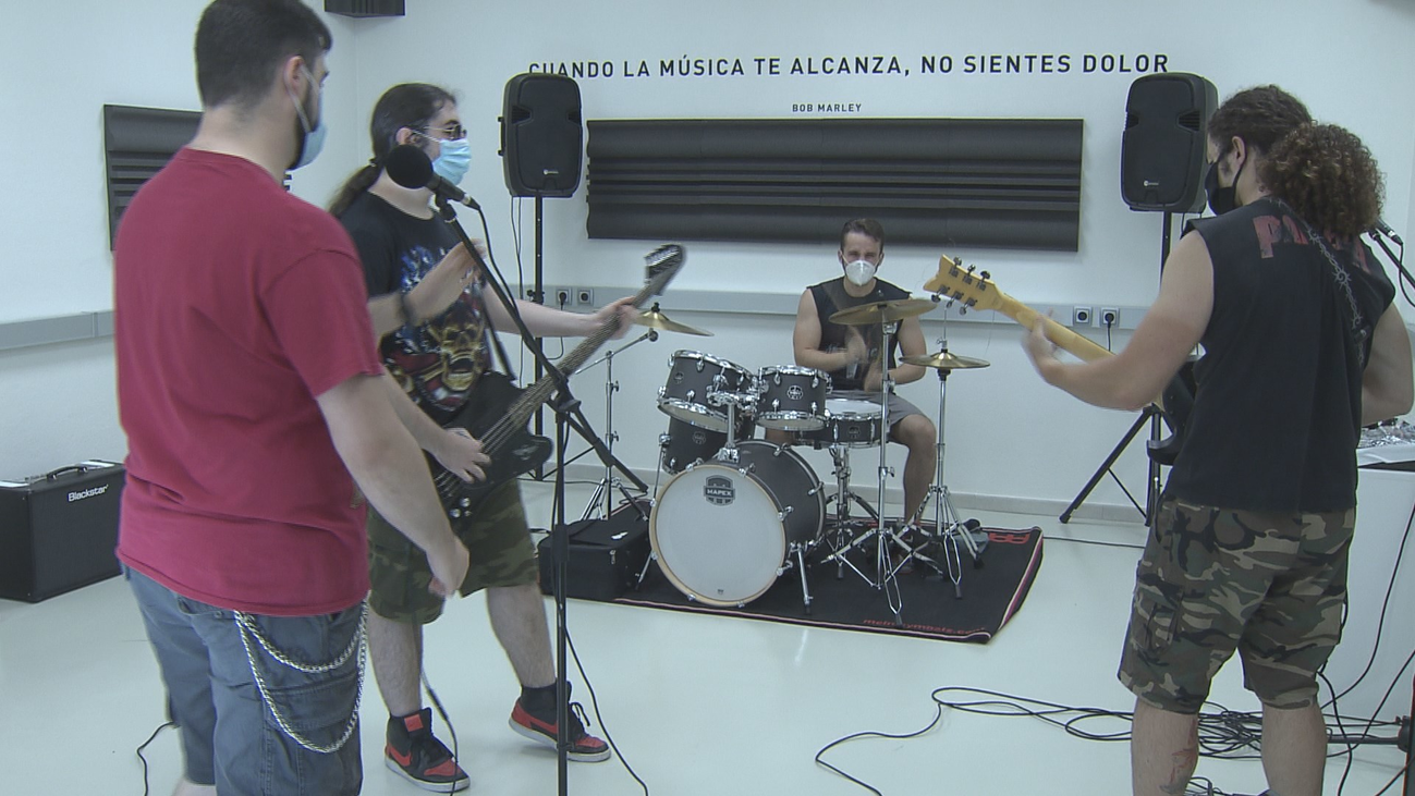 Los locales de ensayo del Metrónomo recuperan su actividad tras el confinamiento