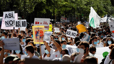Los médicos residentes de Madrid: "No nos han escuchado, ni nos quieren escuchar"