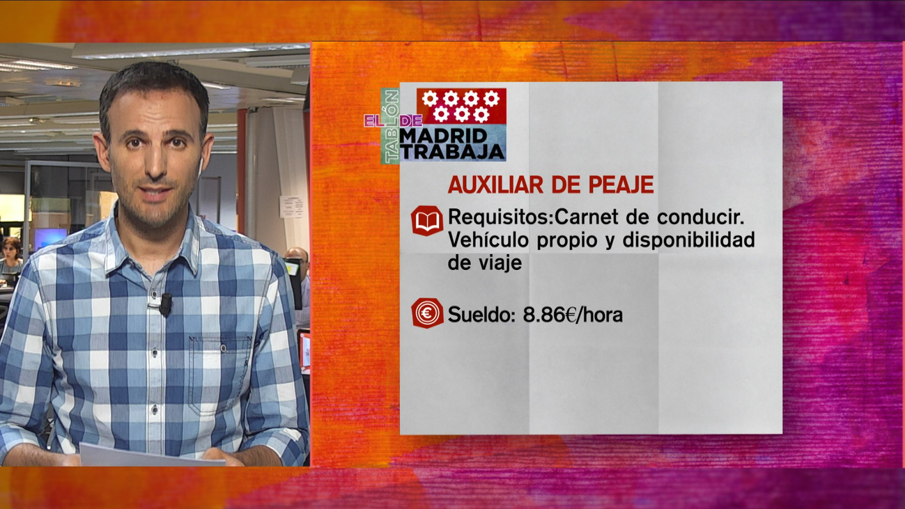 Se buscan auxiliares de peaje en carreteras radiales