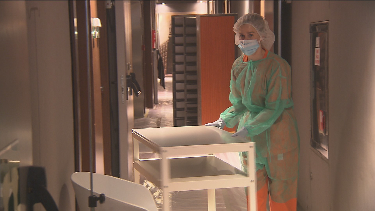 Así es el Hotel Colón, medicalizado para los turistas que den positivo en Covid 19 al llegar a Madrid