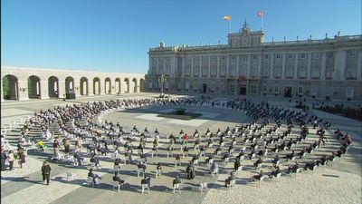 Las imágenes del Homenaje de Estado a las víctimas de la Covid-19