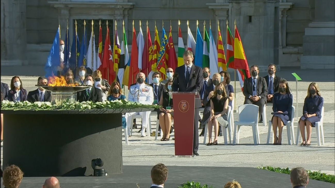 El rey Felipe VI pide unidad en el futuro desde "el respeto y el entendimiento"