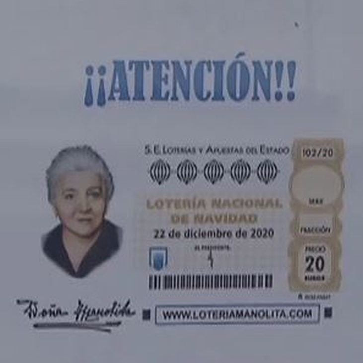 Agotado el número 14.320, fecha del estado de alarma, para la Lotería de Navidad