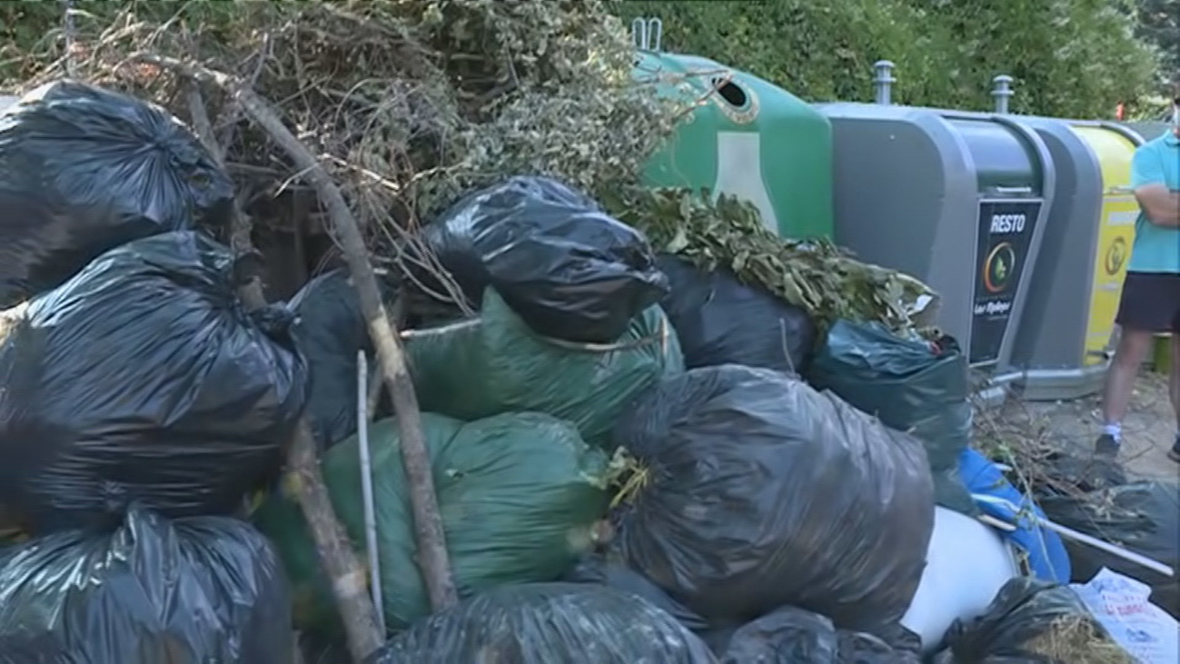 Cansados de basura en Los Molinos