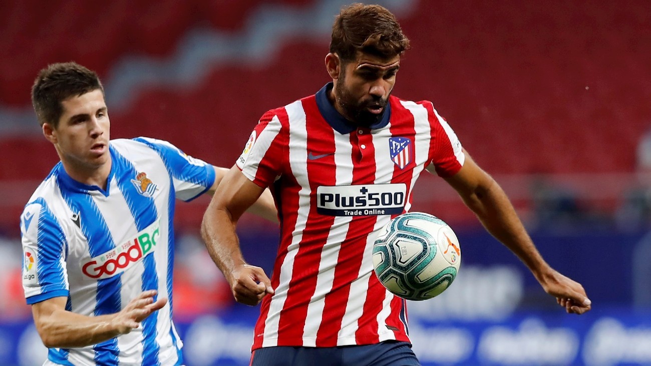Diego Costa ante la Real Sociedad