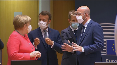 Los líderes europeos debaten una nueva propuesta de 390.000 millones en subvenciones del fondo de recuperación