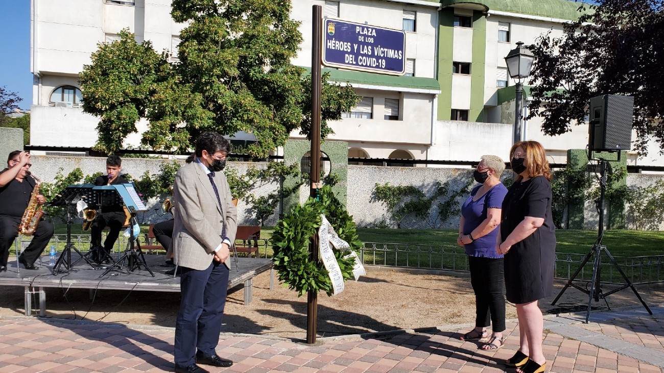 Plaza de los héroes y las víctimas del covid-19 de Alcorcón
