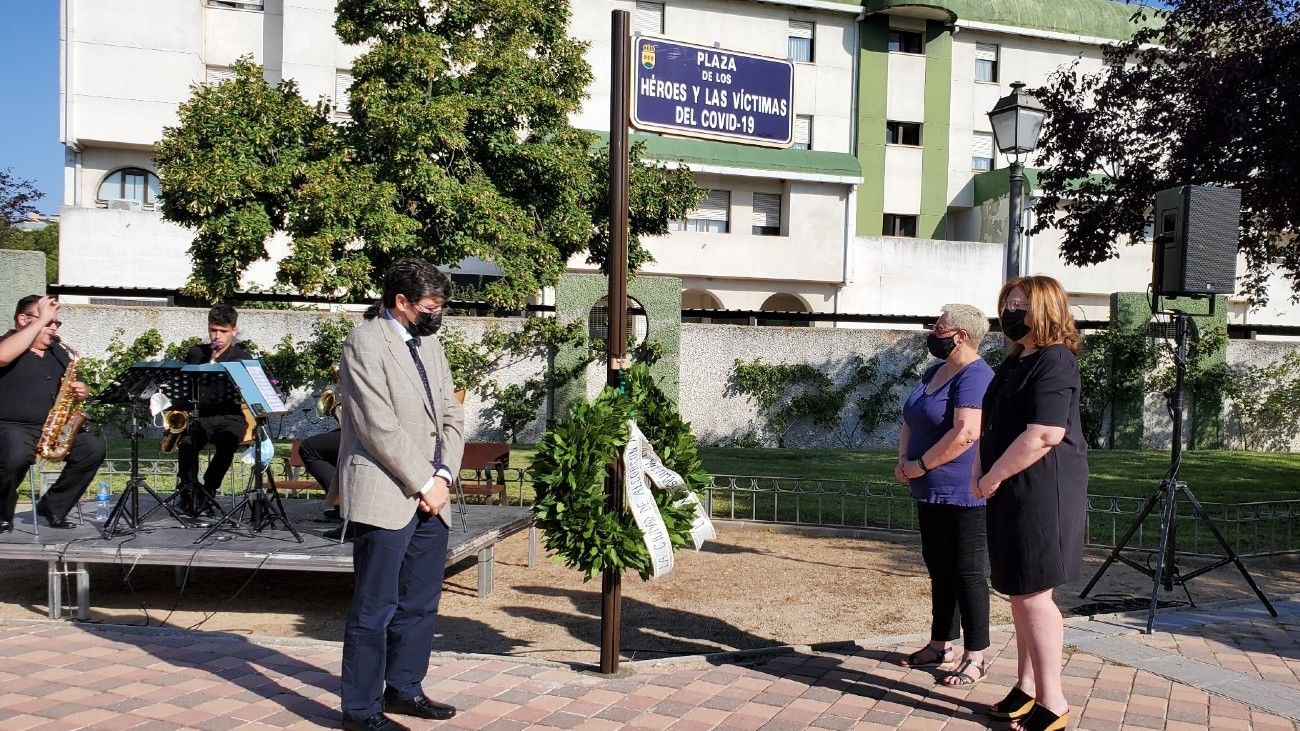 Alcorcón inaugura el espacio dedicado a los 'héroes y víctimas' del covid-19