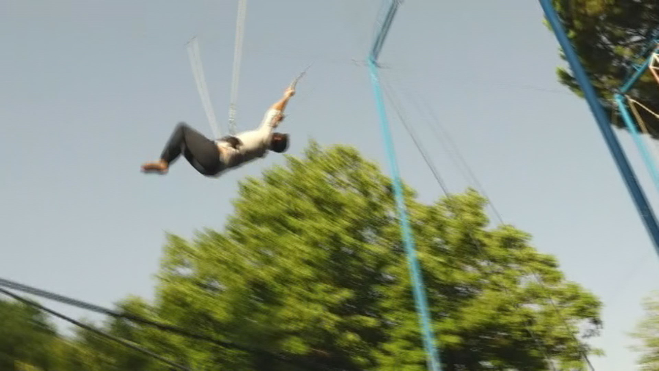 Primera escuela de trapecio en Somosaguas