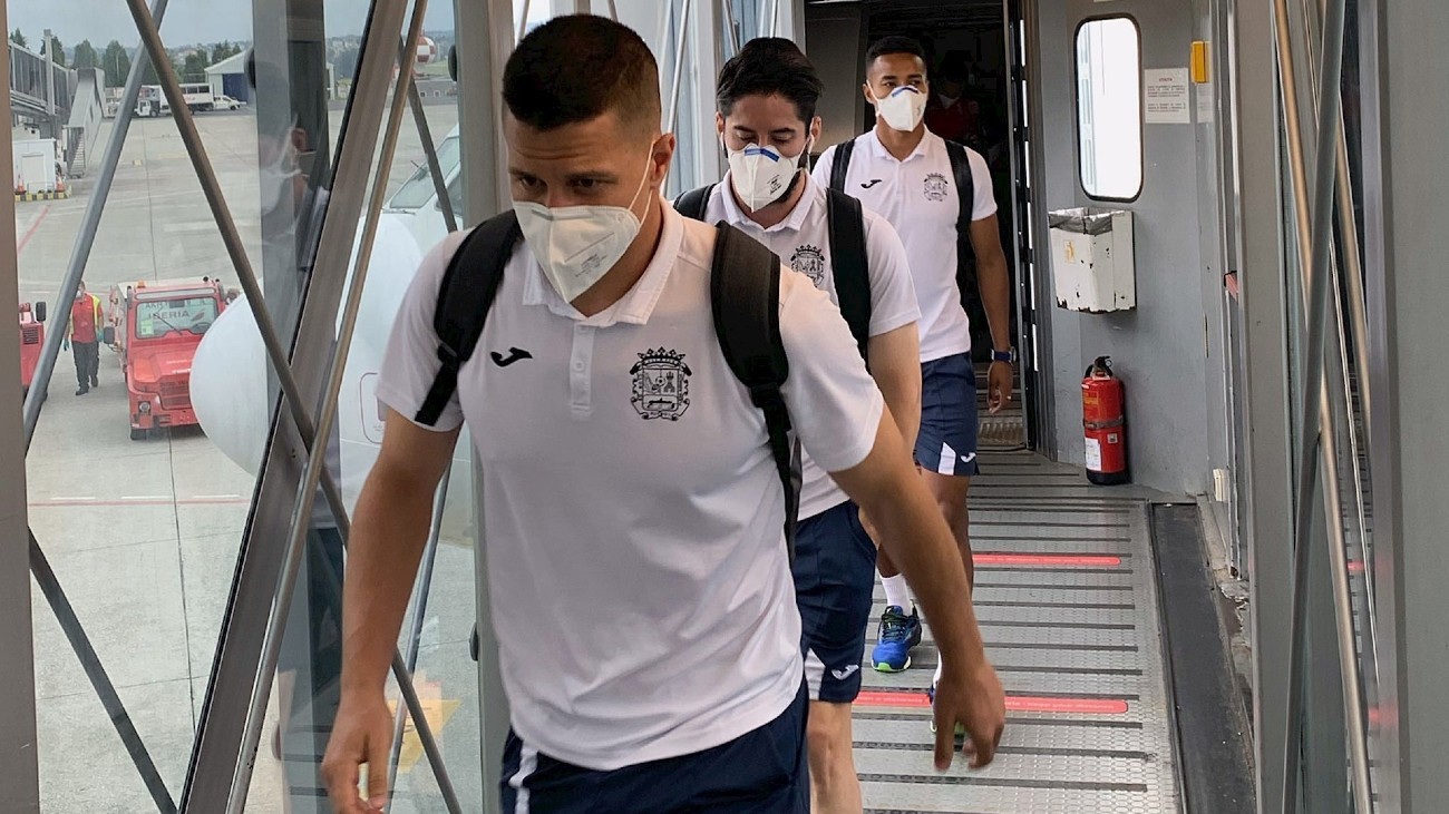 Jugadores del CF Fuenlabrada