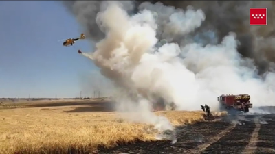 Riesgo extremo de incendios por calor en Madrid