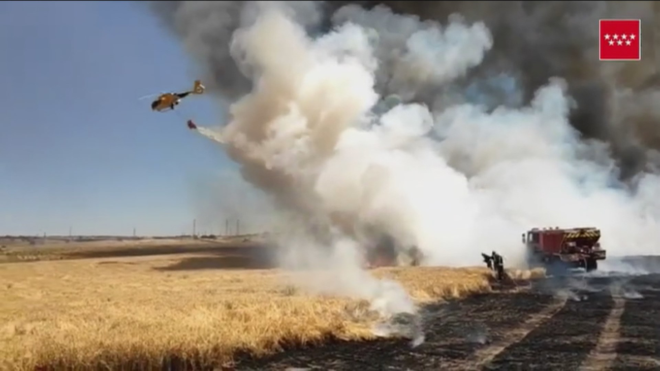 Riesgo extremo de incendios por calor en Madrid