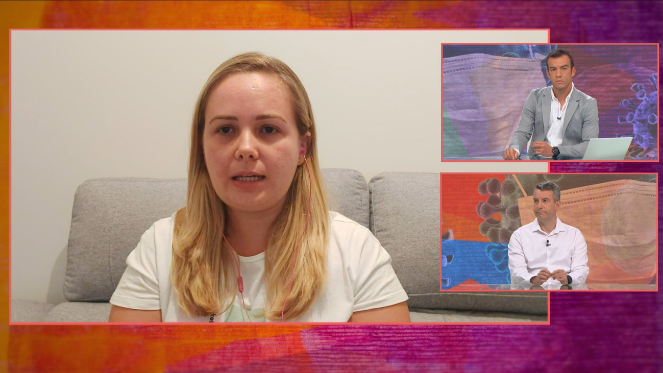 Raquel, de 32 años: "He tenido que dejar de trabajar por las secuelas que me ha dejado el coronavirus"