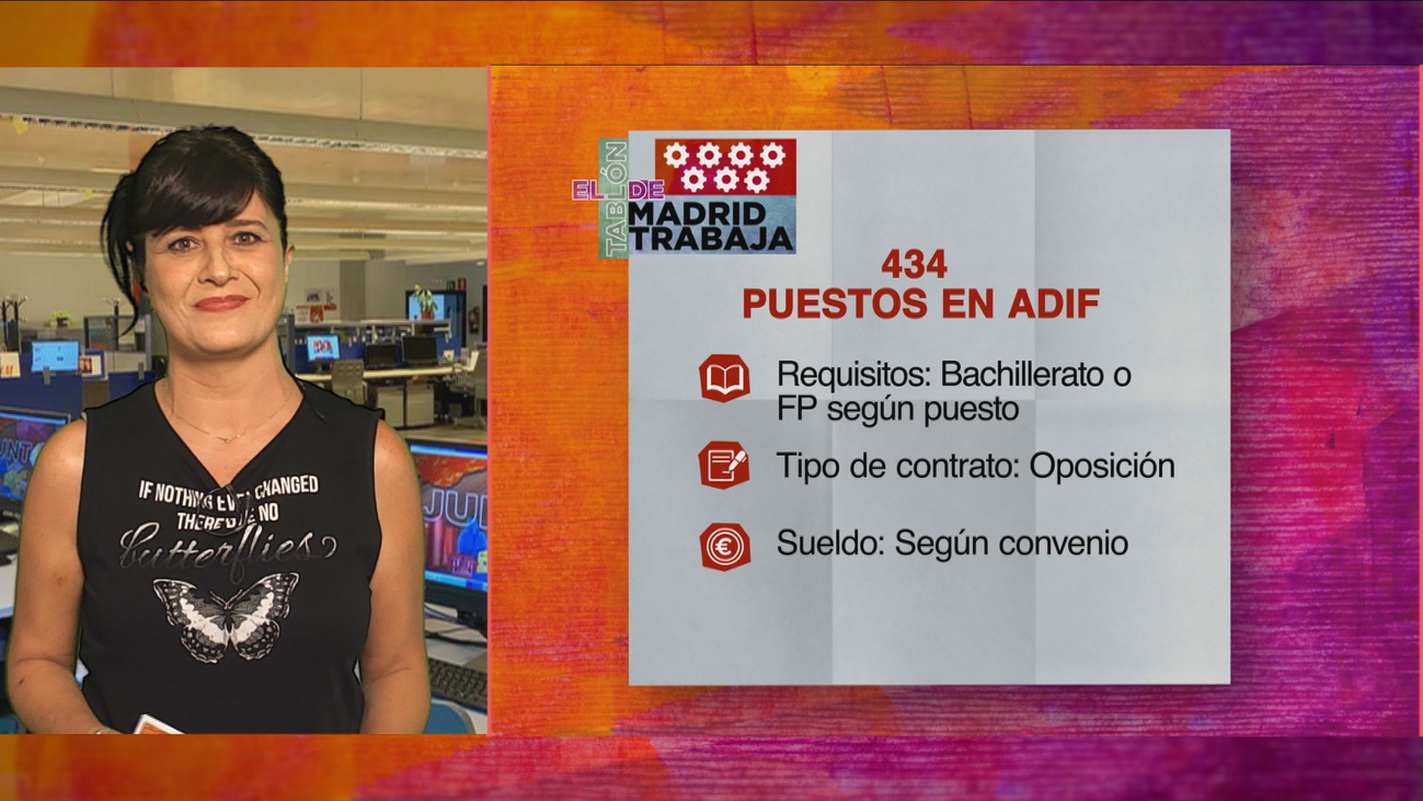 Se ofertan 434 plazas en Adif